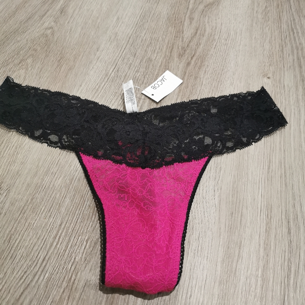 🍀3/$30 Jacob pink thong panties